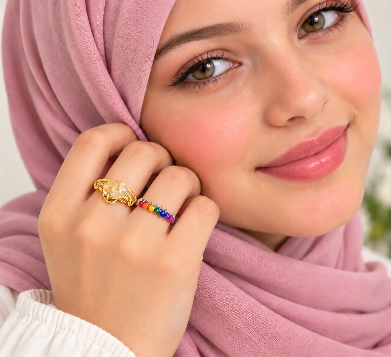 ✨ خواتم الأحجار الساحرة – أناقة تليق بكِ ✨